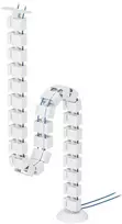 NEOMOUNTS CABLE SPINE ORGANIZER FOR SIT/STAND DESK FRAMES, SCREW MOUNTED, Baltas