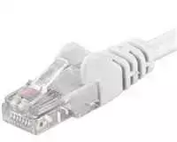 PremiumCord jungiamasis kabelis UTP RJ45-RJ45 CAT6 1,5 m, baltas