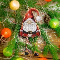 Wonderland Crafts Karoliukų siuvinėjimo rinkinys ant medžio su PRECIOSA karoliukais
