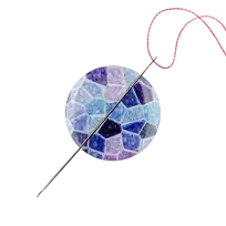 Wonderland Crafts Magnetinis adatų laikiklis siuvinėjimui su neodimio magnetu 2.5×2.5 cm