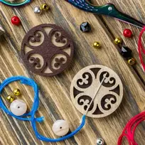 Wonderland Crafts Magnetinis dvipusis adatų laikiklis siuvinėjimui su neodimio magnetais