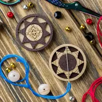 Wonderland Crafts Magnetinis dvipusis adatų laikiklis siuvinėjimui su neodimio magnetais