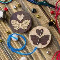 Wonderland Crafts Magnetinis adatos laikiklis siuvinėjimui, dvipusis, neodimio magnetai