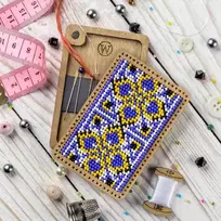 Wonderland Crafts Karoliukų siuvinėjimo rinkinys adatinės gamybai, PRECIOSA, 6×9 cm