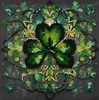 Abris Art Karoliukų siuvinėjimo rinkinys Sėkmės kaleidoskopas 15×15 cm