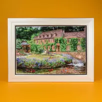 Charivna Mit Siuvinėjimo kryželiu rinkinys Veidrodinis vanduo, Aida16, 36×24,5 cm, 44 spalvų