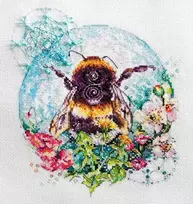 Abris Art Siuvinėjimo kryželiu rinkinys Karamelinis voratinklis, 14 ct, PRECIOSA