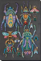 Abris Art Karoliukų siuvinėjimo rinkinys „Vabalai“ – 30 spalvų, 24×33 cm