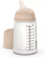 SUAVINEX ZERO ZERO ANTI-COLIC BUTELIUKAS SU VIDUTINĖS SROVĖS ŽINDUKU, 270 ML, NUO +3 MĖN., LIGHT