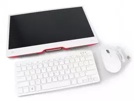 Raspberry Pi 500 kompiuterio rinkinys su 8GB RAM + 15.6 colio IPS LCD monitoriumi + oficialūs priedai