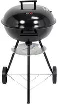 Apvalus anglinis grilis su dangčiu 41 cm skersmens nešiojamas lauko kepimo įrenginys BBQ