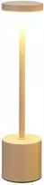 Lamp LED stalinė lempa su įkraunama baterija, metalinė, 34 cm