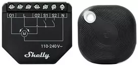 „WiFi Shelly Shutter“ + „BLU Button Tough 1“ žaliuzių/užuolaidų valdiklis