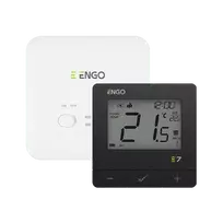 Engo Controls Engo E7 belaidis termostatas 16A, juodas