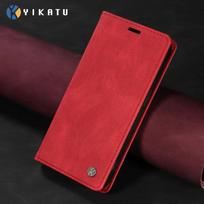 For OPPO Realme C71 2025 Magnet Leather Wallet Funda For Realme C75 C71 C67 C65 C63 C61 C55 C53 C51 C35 C33 C31 C30 C25S Case Realme C55 raudona