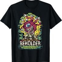 Dungeons & Dragons Eye Of The Beholder T-Shirt S juoda