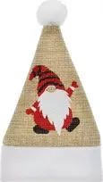 Kalėdų dekoracijos GoDan Santa skrybėlė