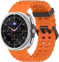 4Wrist Silikoninis sportinis dirželis, skirtas „Samsung Galaxy Watch8“ – oranžinis