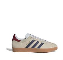 Adidas Gazelle Originalūs sportbačiai Off White/Dark Blue IE0546 Vyriški batai EU 35.5 beveik baltos spalvos/tamsiai mėlyna spalva