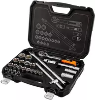 Neo Tools 1/2" galvučių raktų rinkinys, 25 vnt., satininis