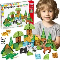 WOOPIE magnetinis konstruktorius 3D Retieji gyvūnai
