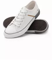 Sneakers Klasikiniai vyriški sportbačiai su kniedėmis - balti v3 om-fotl-0147