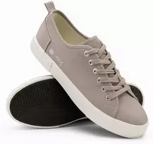 Sneakers Paprasti vyriški klasikiniai žemakulniai sportbačiai – pelenų spalvos v1 om-fotl-0145