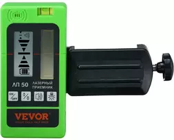 Lazerio imtuvo detektorius su 60 m diapazonu, dvigubas LCD ekranas, konstrukcinis lazerio detektorius, žaliojo lazerio detektorius, raudono spindulio lazerio detektorius