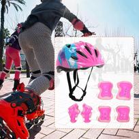 Kids Sport Protective Gear Multifunctional for Roller Scooter Inline Skating rožinė
