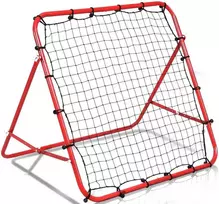 Treniruočių vartų atšokėjas, judesių koordinacijai gerinti, raudonas, 100 cm, futbolo treniruoklis, reakcijos lavinimui