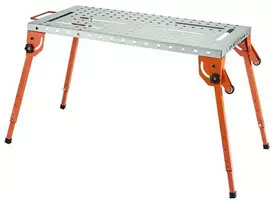 Suvirinimo stalas suvirinimo projektams, 533 x 1118 mm, 226 kg, sulankstomas darbastalis, reguliuojamo aukščio suvirinimo stalas