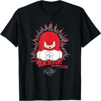 Sonic the Hedgehog 3 - Knuckles _Time to Break Something_ T-Shirt S juoda
