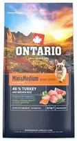 Ontario Mini & Medium Weight Control kalakutiena & Brown ryžiai 6,5kg