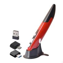 .4, Pen Shaped Optical Vertical for Tablet Notebook raudona