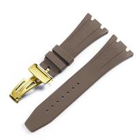 Silicone Watch Band for AP Aibi 15400 Royal Oak Series Waterproof Rubber Watch Straps Men Bracelet Accessories 26mm 27mm 28mm 27mm