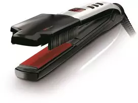 Plaukų tiesintuvas su jonizacija ir LCD ekranu, profesionalus plaukų formavimo įrankis su X-, Swiss X Agility Super Shine&