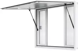 Prekybos stendo aptarnavimo langas, maisto sunkvežimio aptarnavimo stogelis, aliuminio lydinio rėmas, 1220mm x 915mm prekybos langas, mobilus maisto langas
