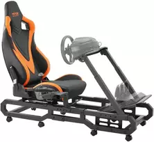 Tvirtas lenktynių vairo stovas, skirtas Logitech G923 G920 G29, reguliuojamo aukščio ir kampo, suderinamas su keliais prekių ženklais, lenktynių simuliatoriaus kabina
