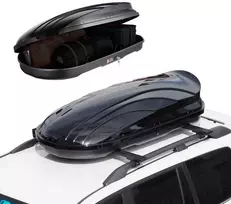 Stogo bagažinės laikiklis, ABS bagažo dėžė visureigiams, 340 litrų talpa, atspari vandeniui automobilio stogo dėžė, kelioninių reikmenų laikiklis
