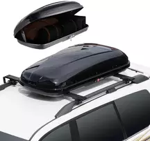 Stogo bagažinės laikiklis, ABS bagažo dėžė visureigiams, 370 litrų talpa, tvirta automobilio stogo dėžė, vandeniui atsparus kelioninis laikiklis