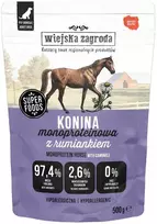 Šunų Maistas - WIEJSKA ZAGRODA Monoproteininis Arklių Mėsa Drėgnas 500g