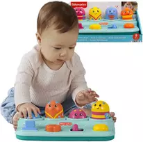 Fisher Price Montessori aktyvumo žaislas vaikams, traukiantis, slystantis ir spaudžiantis vabzdžius