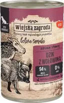 Šunų Maistas - Wiejska Zagroda Sušalęs Šernas ir Jautiena 400g Baltymų 13% Riebalų 7.5%
