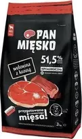 Šunų Maistas - PAN MIĘSKO Jautiena su Ožka 30% Baltymų Be Glitimo 3kg
