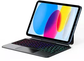 Dėklas su klaviatūra Dux Ducis (MK series) skirtas Apple iPad 10″ (2022) Apple iPad 11″ (2025) – juodos spalvos