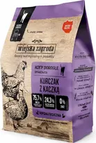 Kačių Maistas - Wiejska Zagroda Vištiena su Antiena Sausas Kačių Maistas 400g