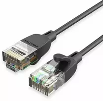 Komutacinis kabelis CAT.6A UTP/5M juodas IBIBJ VENTION