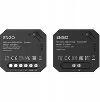 „Engo ETR-868“ – „Belaidis“ relė, siųstuvas+imtuvas, valdoma radijo bangomis, 868 MHz, 230 V