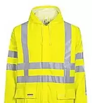 Lyngse Rainwear Lietaus striukė LR55-53 PU, didelio matomumo, geltona, M