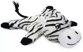 BEEZTEES Žaislas Pliušinis SZELESZCZĄCA ZEBRA 18cm